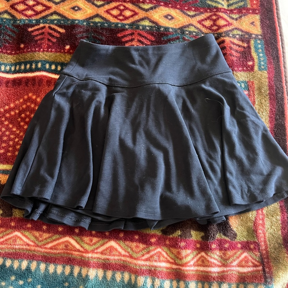 Hollister Mini Skirt with Shorts Black